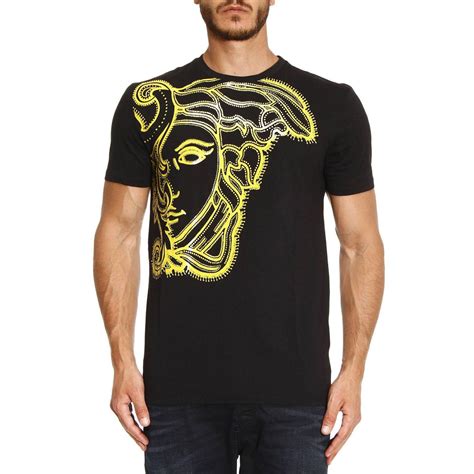 versace logo dress shirt|Versace men's t shirts.